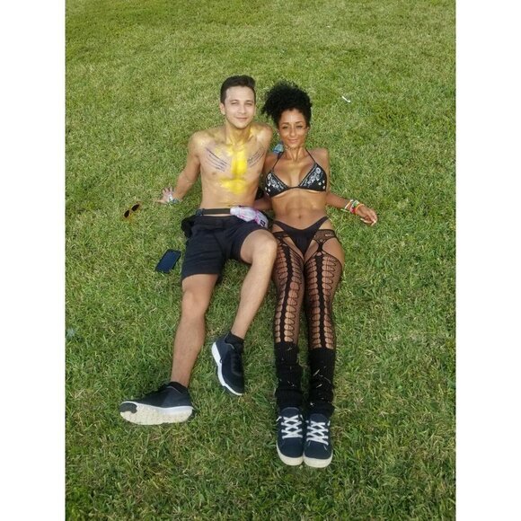 FISHNET Stockings Garter Mesh Lingerie Bodysuit Body Soft BDSM Bondage Cosplay - Picture 4 of 9